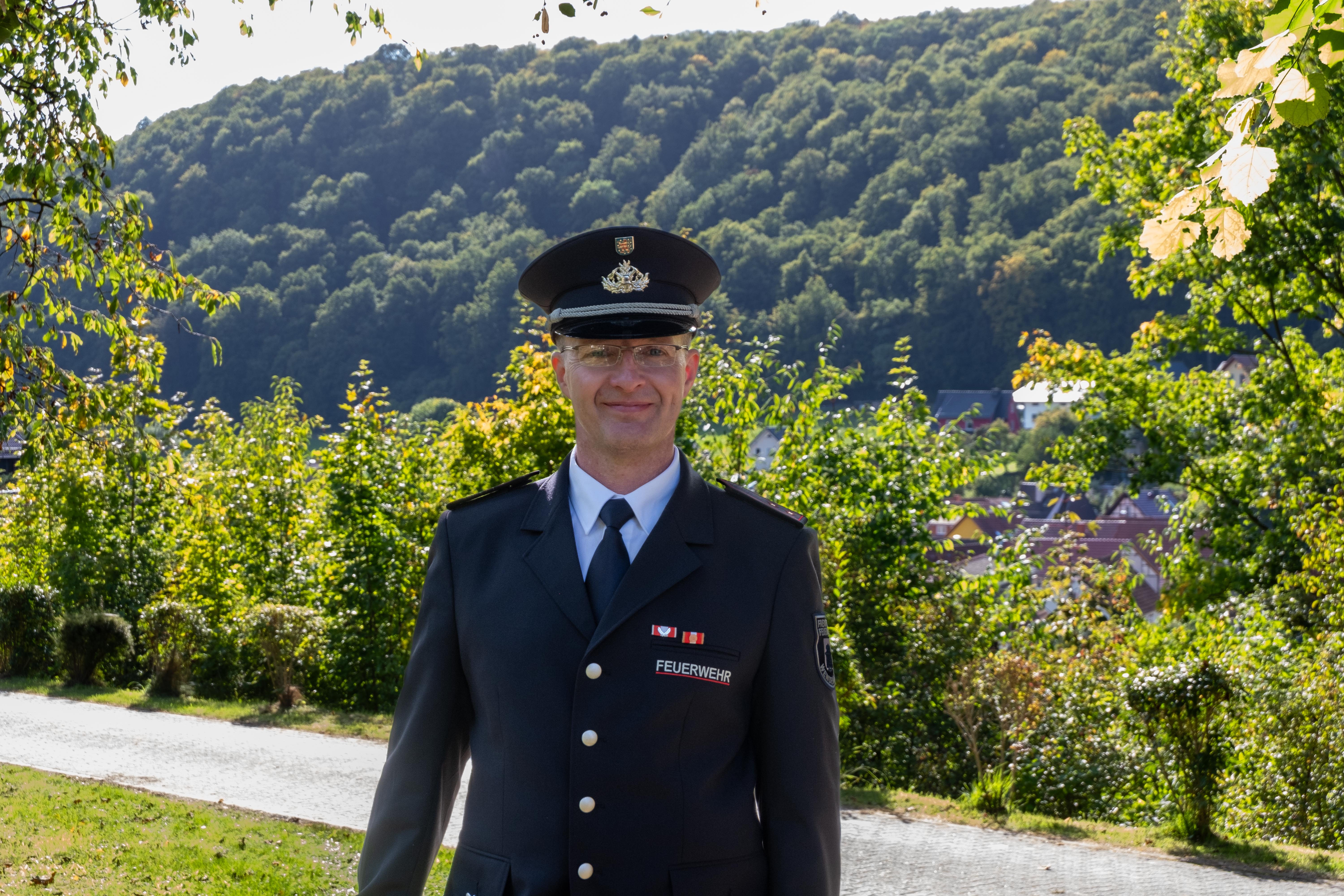 Wehrführer Michael Montag